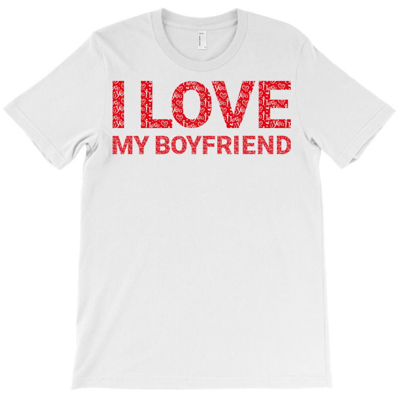 I Love My Boyfriend Travel (1) T-shirt | Artistshot