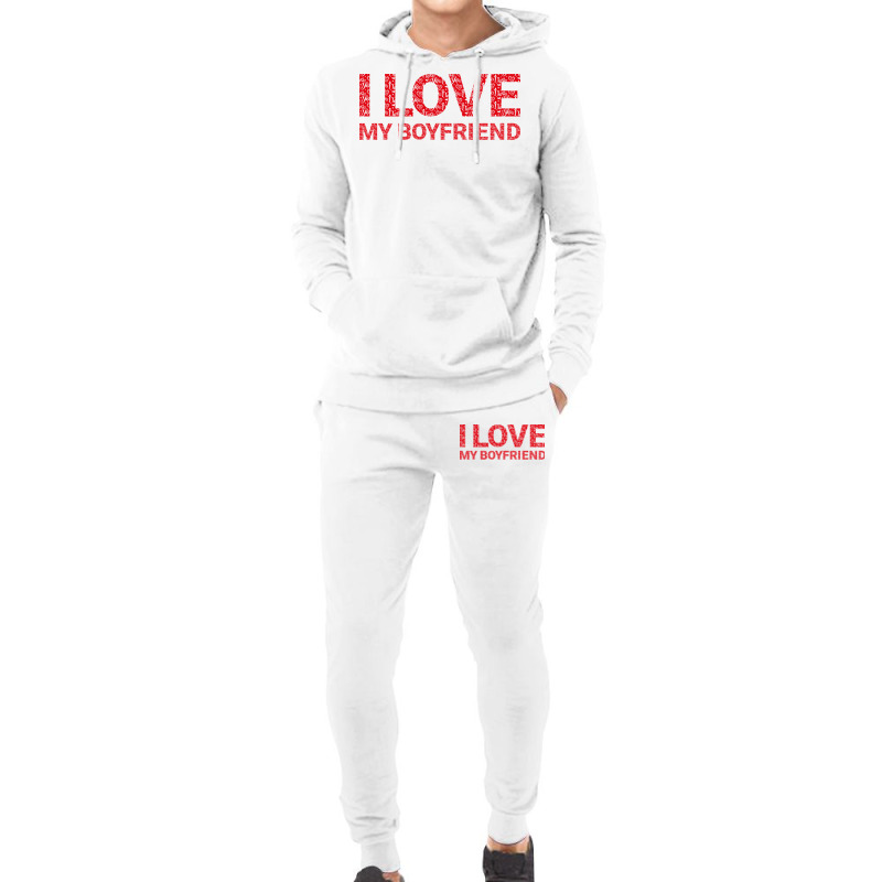 I Love My Boyfriend Travel (1) Hoodie & Jogger Set | Artistshot