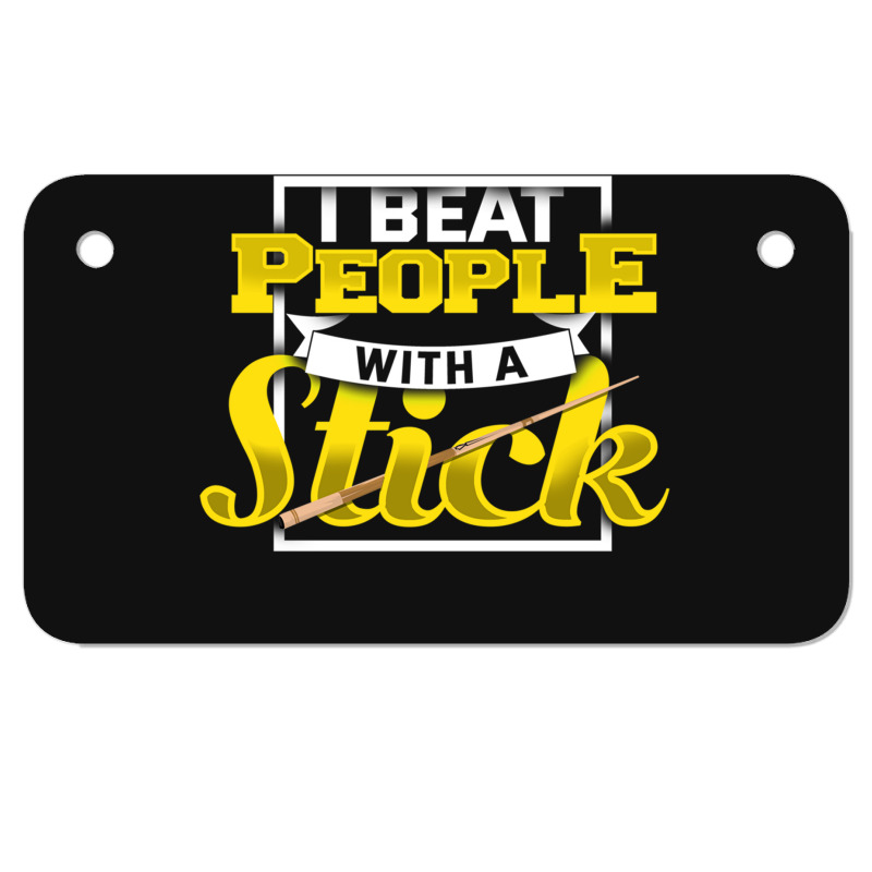 Billiard Snooker Gift Pool Billiard Ball Queue Eig Motorcycle License Plate | Artistshot