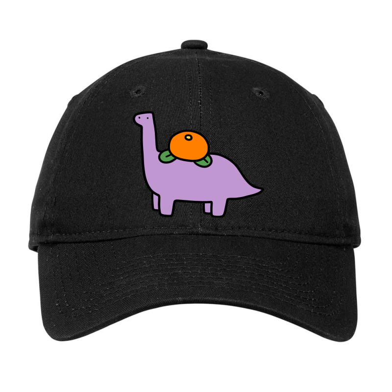 Orange Fruit Brontosaurus Adjustable Cap by ilal12 | Artistshot