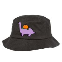 Orange Fruit Brontosaurus Bucket Hat | Artistshot