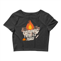 Camping Time Is Now Boy Crop Top | Artistshot