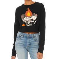 Camping Time Is Now Boy Cropped Sweater | Artistshot