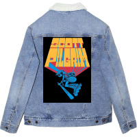 Scott Pillgrim Vs The World Unisex Sherpa-lined Denim Jacket | Artistshot