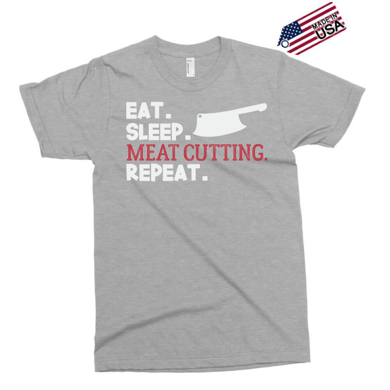 Eat Sleep Meat Cutting Butcher Butchery 70s Exclusive T-shirt by milabtowerp | Artistshot