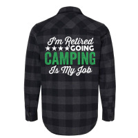 Im Retired Going Camping Is My Job Camping Summer Flannel Shirt | Artistshot