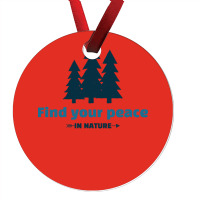 Find Your Peace In Nature Vintage Ornament | Artistshot