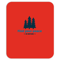 Find Your Peace In Nature Vintage Mousepad | Artistshot