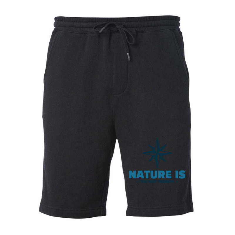 Nature Is The Best Therapy Camping Girl Fleece Short by medzirivairc | Artistshot