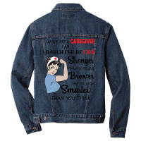 I Am Not Just A Caregiver I Am Daughter Of God Coo Men Denim Jacket | Artistshot