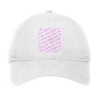 Home Health Aide Repeating Pattern In Pink Red Adjustable Cap | Artistshot