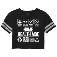 Home Health Aide Job White Music Scorecard Crop Tee | Artistshot