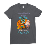 Home Health Aide Fall Gnome Pumpkin Cute Funny Tha Ladies Fitted T-shirt | Artistshot