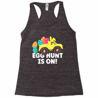 Easter Egg Hunt Is On Happy Easter For Kids And Ad Racerback Tank | Artistshot