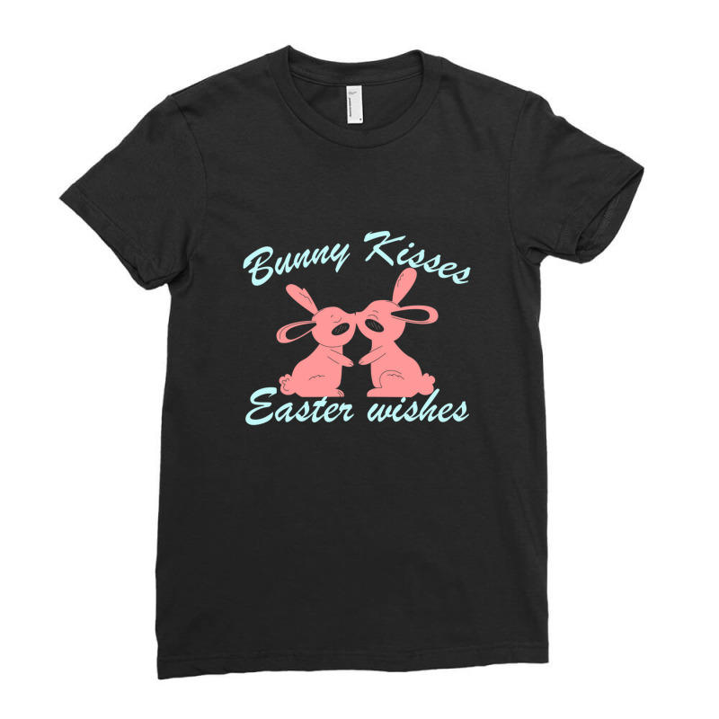 Easter Kisses Easter Easter Carnival Rabbit Ladies Fitted T-Shirt by Dorothy T Trujillo | Artistshot