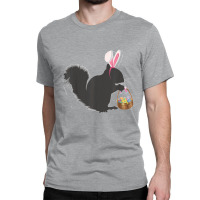 Funny Easter Squirrel Easter Basket And Bunny Ears Classic T-shirt | Artistshot