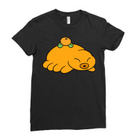 Orange Fruit Waterbear Ladies Fitted T-shirt | Artistshot