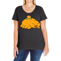 Orange Fruit Waterbear Ladies Curvy T-shirt | Artistshot