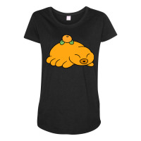 Orange Fruit Waterbear Maternity Scoop Neck T-shirt | Artistshot