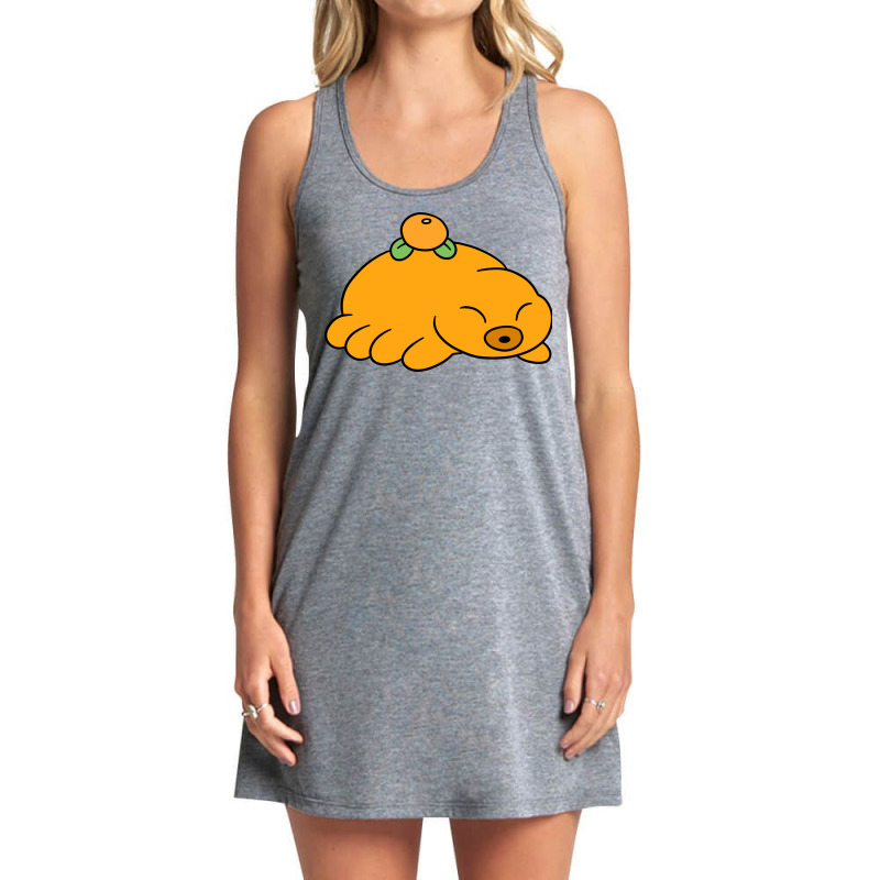 Orange Fruit Waterbear Tank Dress by ilal12 | Artistshot