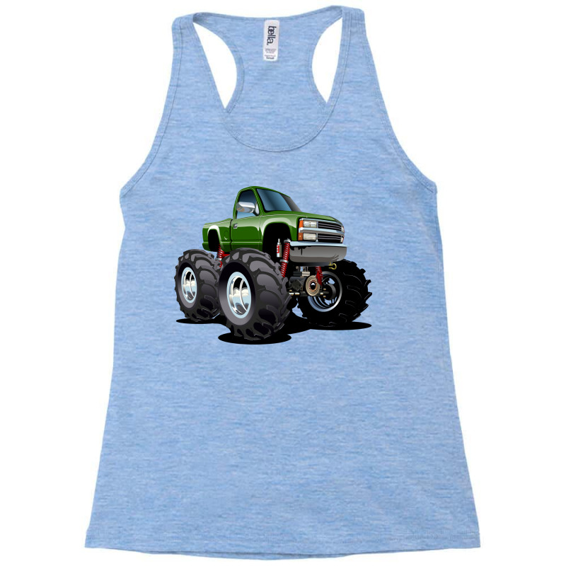 Cartoon Monster Truck Music Racerback Tank by bonitamella8 | Artistshot