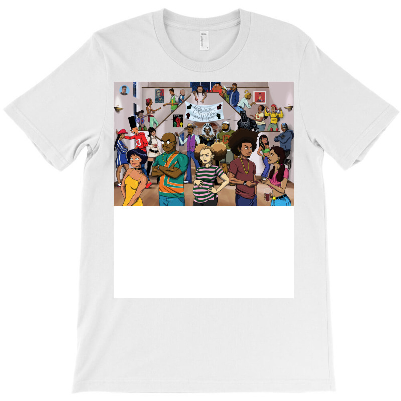 Black Cartoon Reunion 1 Funny T-shirt | Artistshot