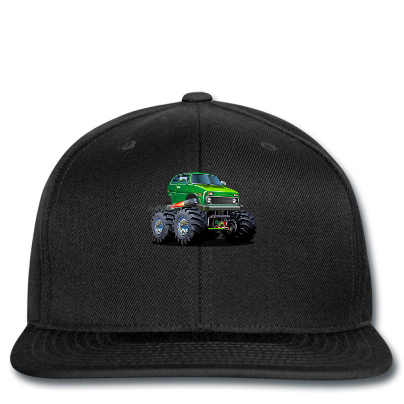 Cartoon Monster Truck Red Music Printed hat by bonitamella8 | Artistshot