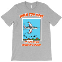 Bird Migration Service Airline Funny Animal Novelt T-shirt | Artistshot