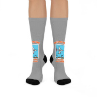 Bird Migration Service Airline Funny Animal Novelt Crew Socks | Artistshot