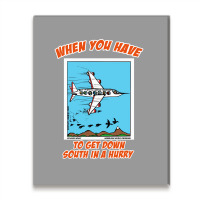 Bird Migration Service Airline Funny Animal Novelt Metal Print Vertical | Artistshot