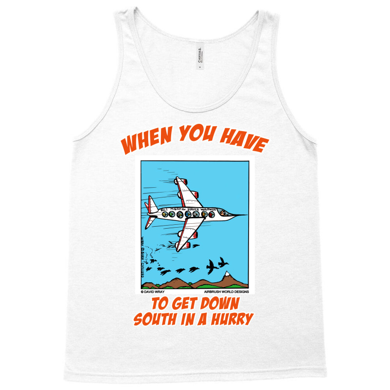 Bird Migration Service Airline Funny Animal Novelt Tank Top | Artistshot