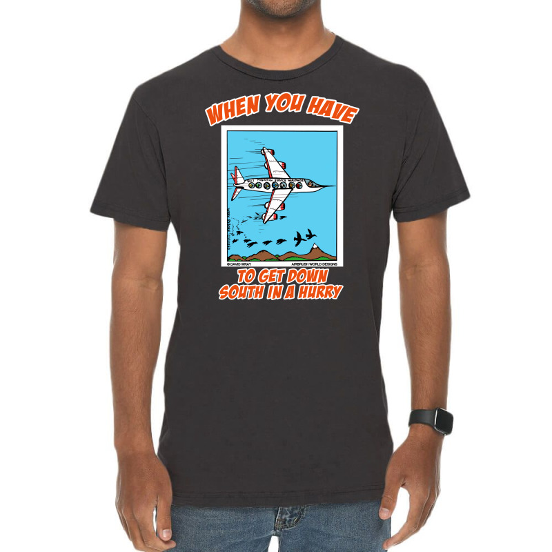 Bird Migration Service Airline Funny Animal Novelt Vintage T-shirt | Artistshot