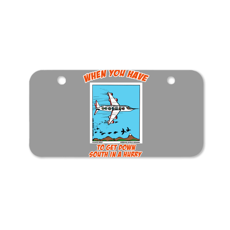 Bird Migration Service Airline Funny Animal Novelt Bicycle License Plate | Artistshot