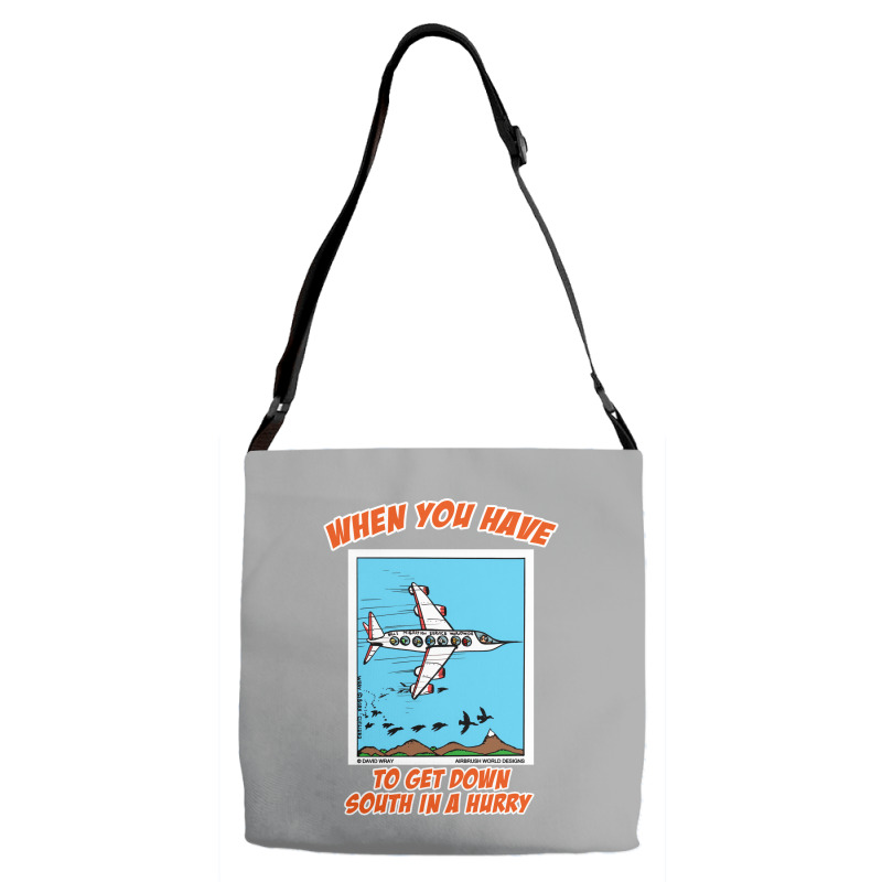 Bird Migration Service Airline Funny Animal Novelt Adjustable Strap Totes | Artistshot