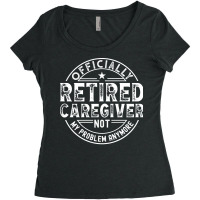 Retired Caregiver Girl Women's Triblend Scoop T-shirt | Artistshot