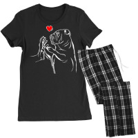 English Bulldog Love Cute Bully Dog Mom Funny Girls Gift T Shirt Women's Pajamas Set | Artistshot