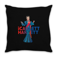 Scarlett Harlett Throw Pillow | Artistshot