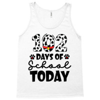 Cute Dalmatian 102 Days Of School Today Dog Lover Tank Top | Artistshot