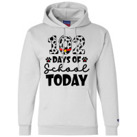 Cute Dalmatian 102 Days Of School Today Dog Lover Champion Hoodie | Artistshot