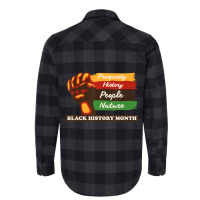 Black History Month African American Pride Fist Me Flannel Shirt | Artistshot