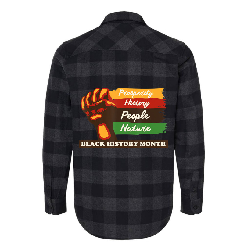 Black History Month African American Pride Fist Me Flannel Shirt | Artistshot