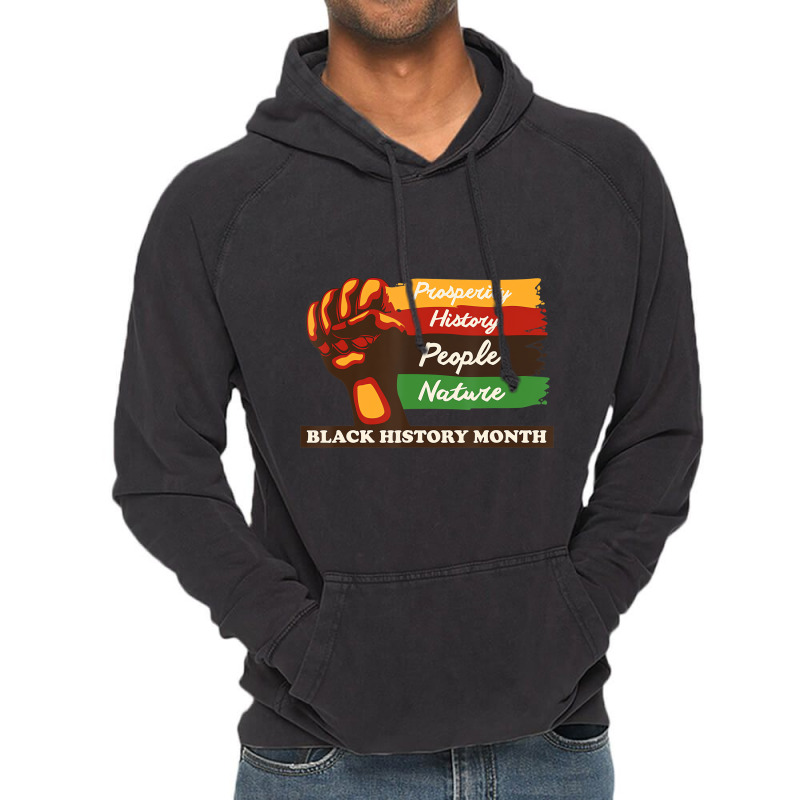 Black History Month African American Pride Fist Me Vintage Hoodie | Artistshot