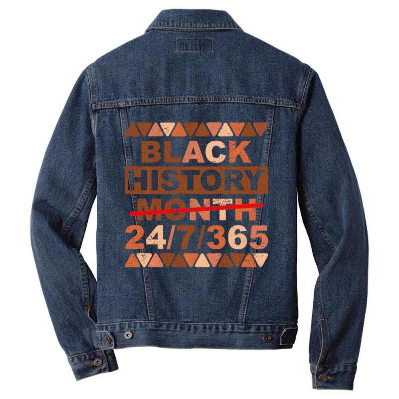 Black History Month African American Sweatshirt Men Denim Jacket | Artistshot