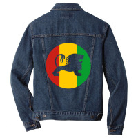 Rasta Lion T Shirt Smoking Dub Reggae Ganja Danceh Men Denim Jacket | Artistshot