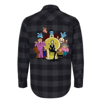 The Adams Family Cartoon Hb Flannel Shirt | Artistshot