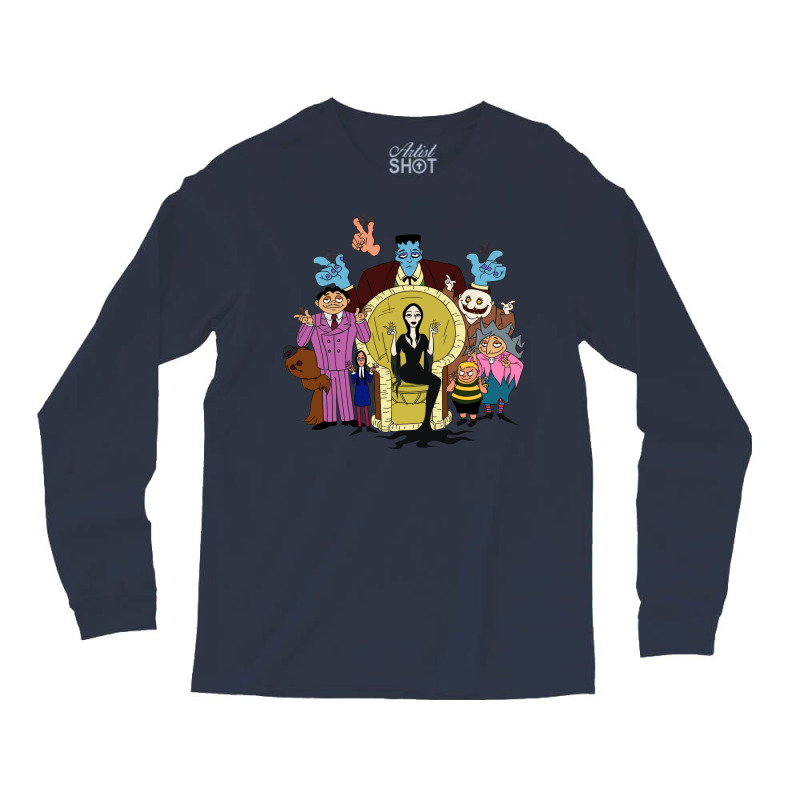 The Adams Family Cartoon Hb Long Sleeve Shirts | Artistshot