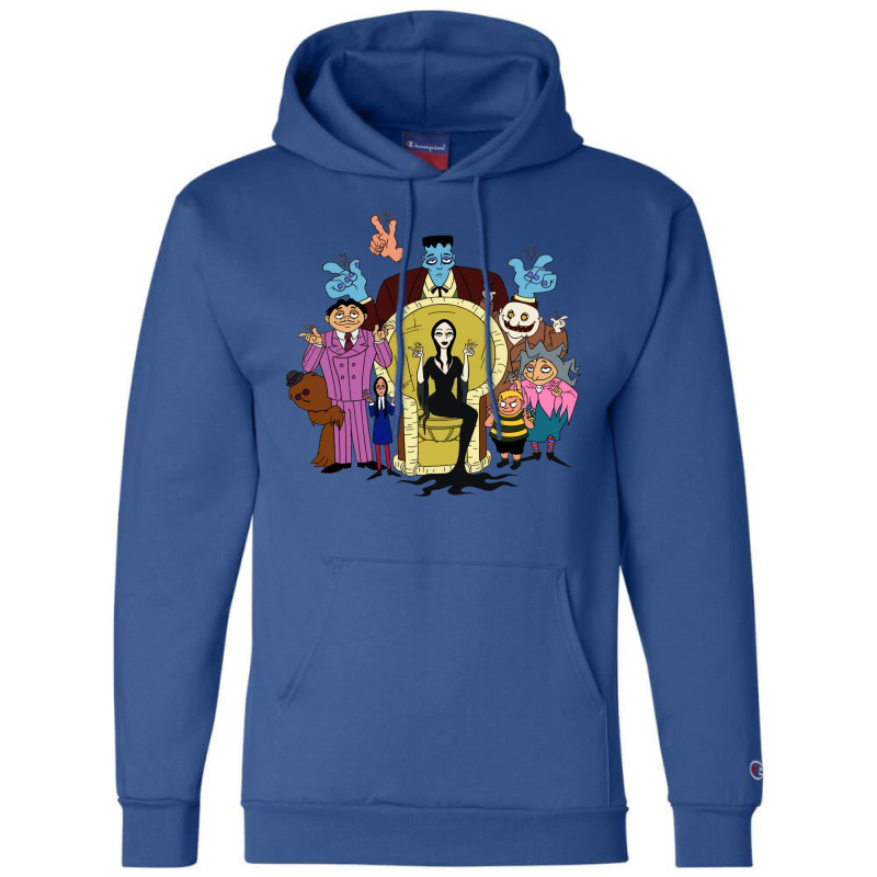 The Adams Family Cartoon Hb Champion Hoodie | Artistshot