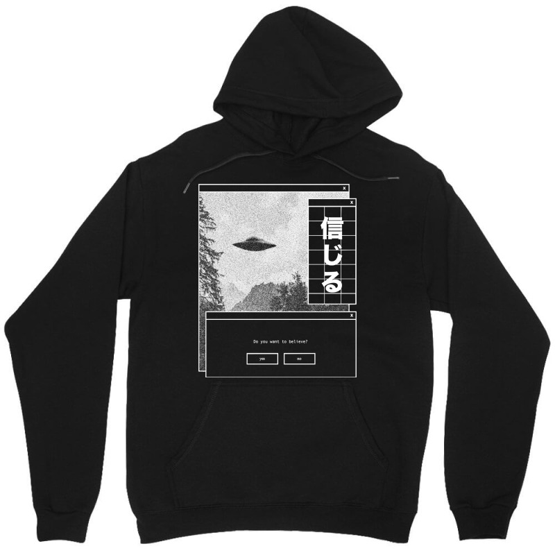 Ufo Vaporwave Aesthetic  Japanese 80s Synthwave  J Unisex Hoodie | Artistshot