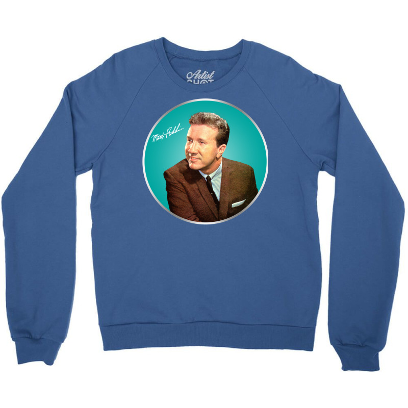 Signature Marty Robbins Gifts For Fans Crewneck Sweatshirt by neoterelayh | Artistshot