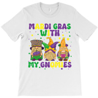 Funny Mardi Gras With Three Gnomes Mardi Gras And T-shirt | Artistshot